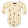 Milkbarn Long Sleeve One Piece Bodysuit