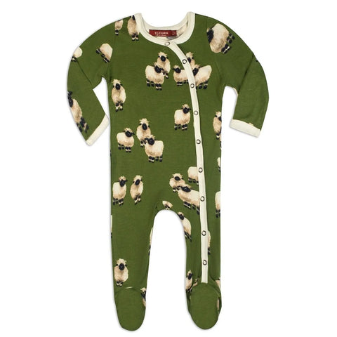 Milkbarn Footed Romper - SNAP
