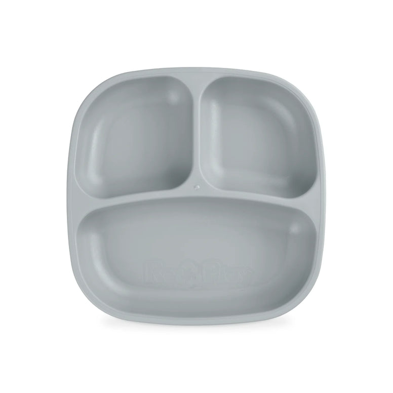 Re-Play Silicone Suction Divided Plate with Lid