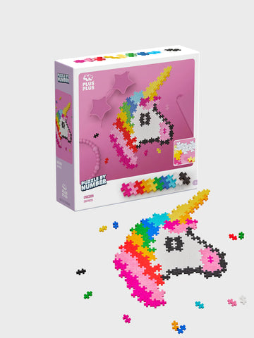 Plus Plus Puzzle by Number- 250pc Unicorn