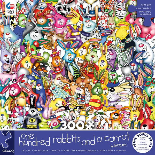 CEACO One  Hundred and One- Rabbits and a Carrot- 300 Piece Puzzle