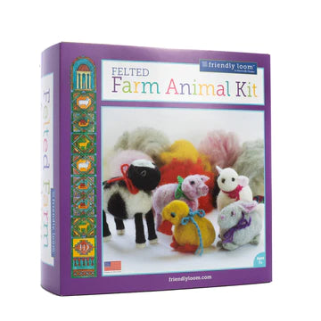Harrisville Design Felted Farm Animal Kit