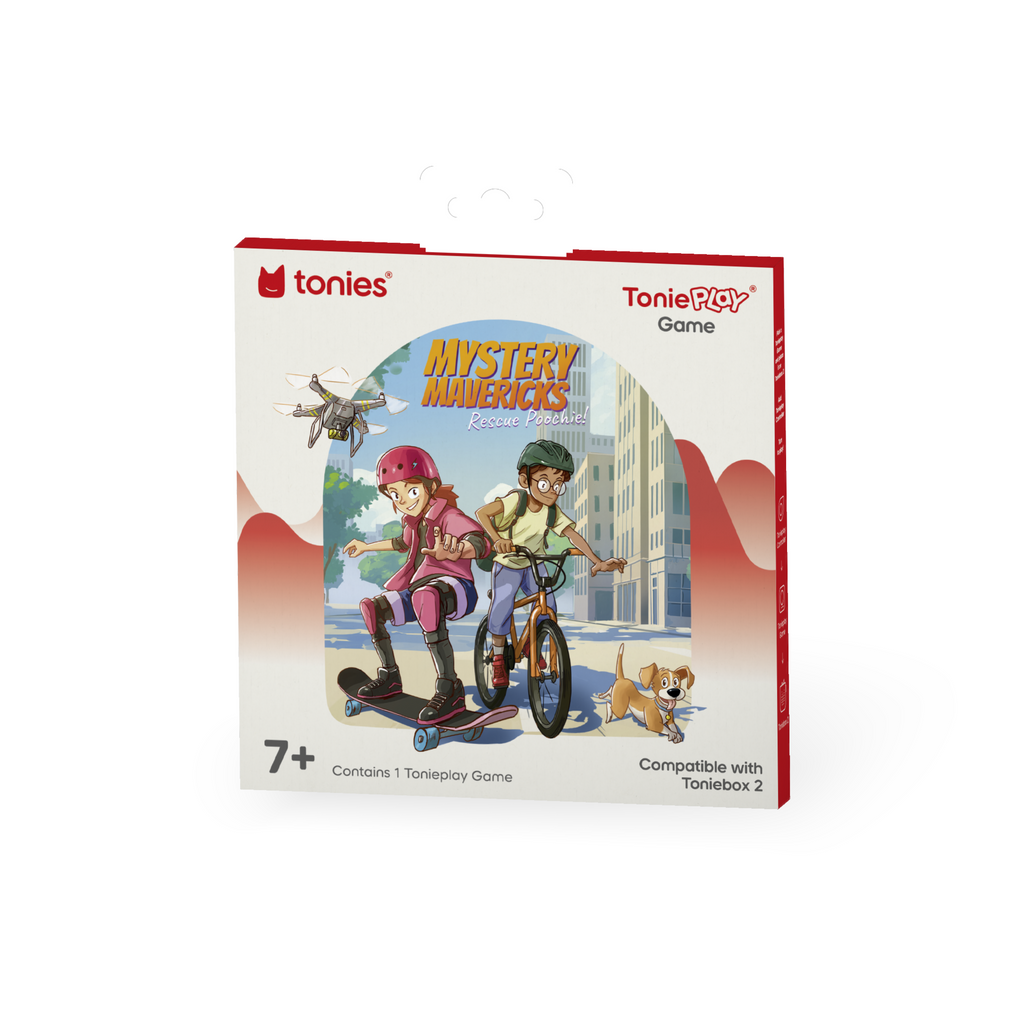 Tonies Tonieplay Mystery Mavericks: Rescue Poochie! Game – Mother
