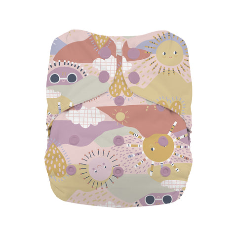Thirsties Natural One Size AIO Cloth Diaper - SNAP