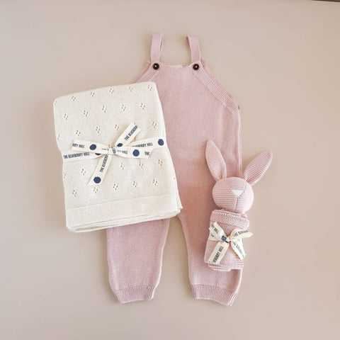 Heirloom Pique Blanket Cream Cotton Baby Embroidery Blanks