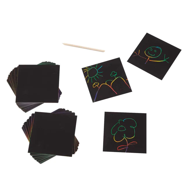 Melissa and Doug Rainbow Mini Scratch Art Notes