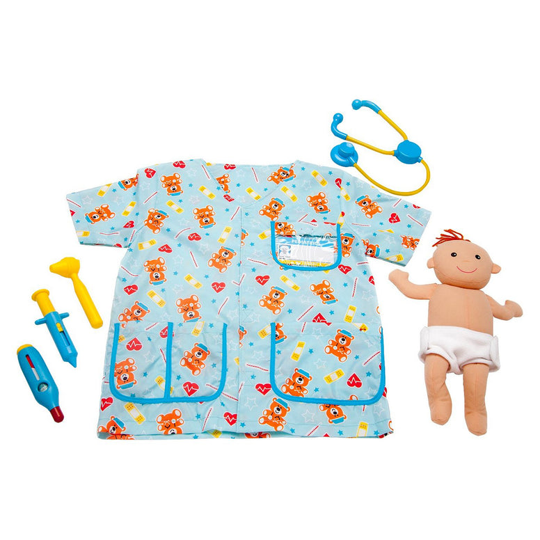 Melissa & Doug Pediatric Nurse Role Play Costume Set