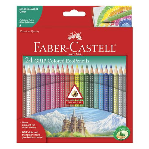 Faber-Castell 24 Count Grip Colored Pencils