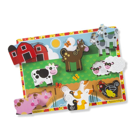Melissa & Doug Chunky Puzzle - Farm