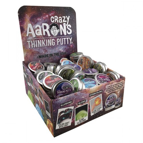 Crazy Aaron's Thinking Putty – Ninja – Mastic sensoriel multicolore pour enfants et adultes dans une boîte de Crazy Aaron's Thinking Putty – Ninja – Mastic sensoriel multicolore pour enfants et adultes dans une boîte de