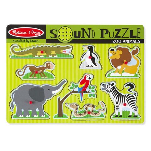Melissa & Doug Sound Puzzle - Zoo Animals