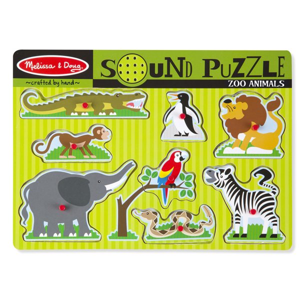 Melissa & Doug Sound Puzzle - Zoo Animals