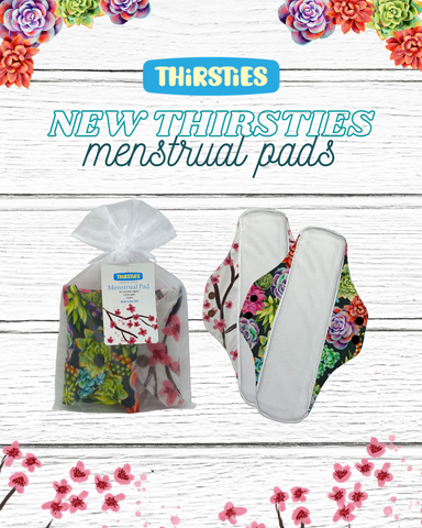 Thirsties Menstrual Pad 2 Pack - Discontinued