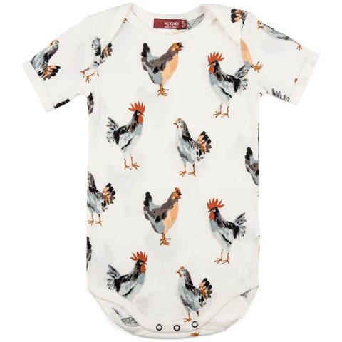 Milkbarn Short Sleeve Bodysuit