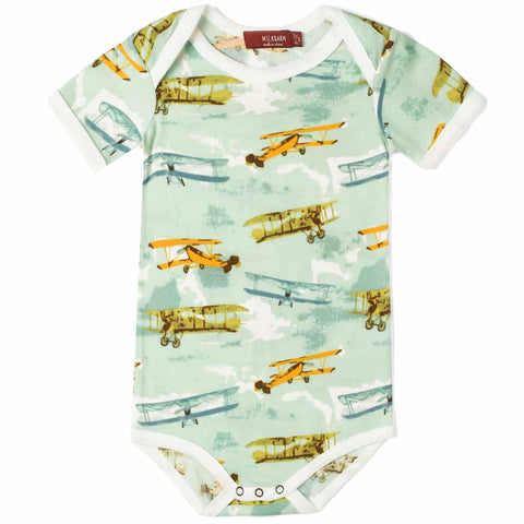 Milkbarn Short Sleeve Bodysuit