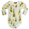 Milkbarn Long Sleeve One Piece Bodysuit