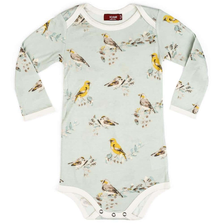 Milkbarn Long Sleeve One Piece Bodysuit