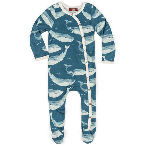 Milkbarn Footed Romper - SNAP