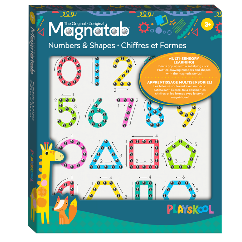 Playskool Magnatab Numbers & Shapes