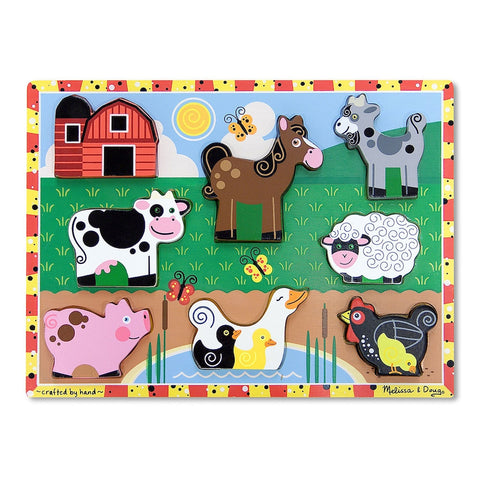 Melissa & Doug Chunky Puzzle - Farm