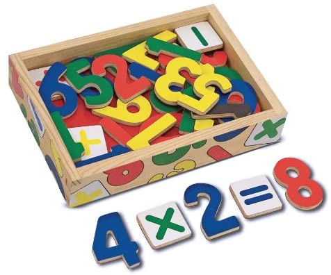 Melissa & Doug Magnetic Wooden Numbers