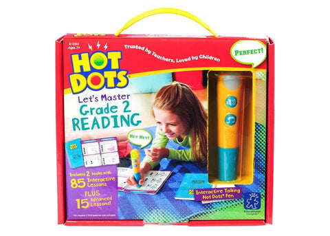 Educational Insights Hot Dots Jr. Let's Master Grade 2 Reading Set