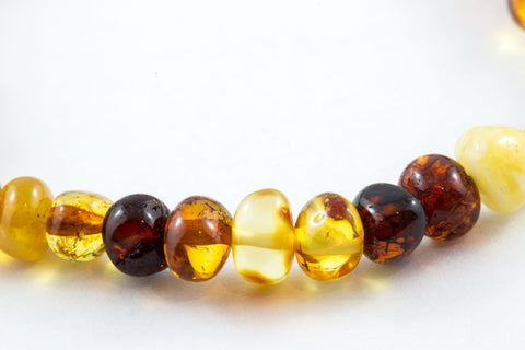 Healing Hazel Baltic Amber Teething Necklace POLISHED