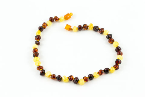Healing Hazel Baltic Amber Teething Necklace POLISHED