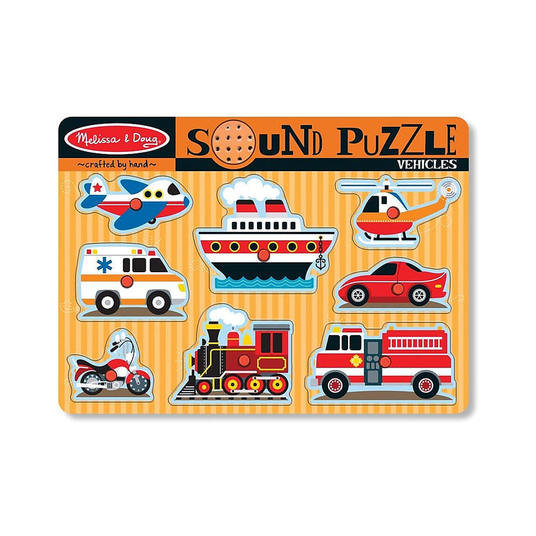 Melissa & Doug Sound Puzzle - Vehicles