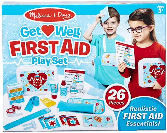 Melissa & Doug Get Well First Aid Kit Play Set