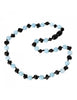 Baltic Amber and Semistone Teething Necklace