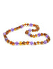 Baltic Amber and Semistone Teething Necklace