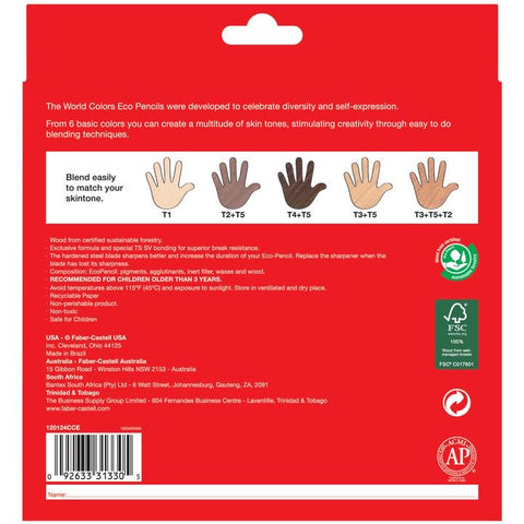 Faber-Castell World Colors Ecopencils 27 Count