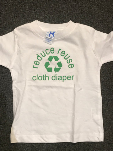 Cloth diaper shirt best sale