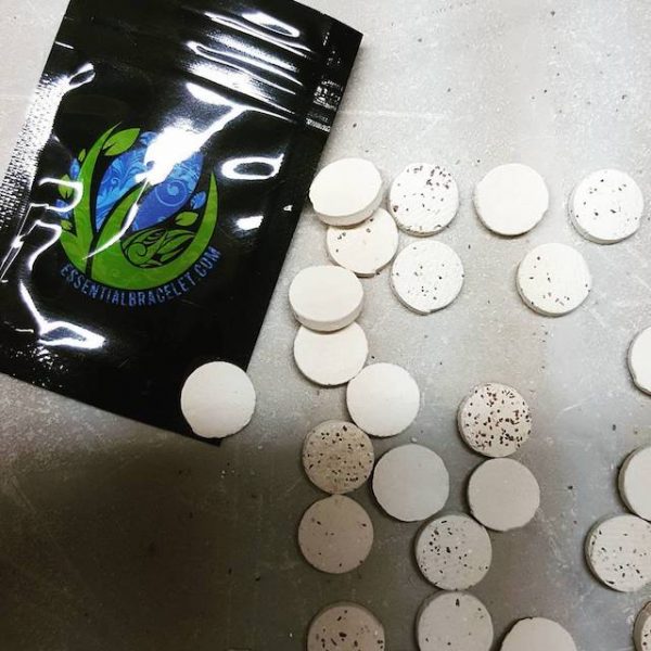 Essential Bracelet Clay Diffuser Tablets