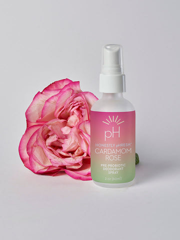 Honestly pHresh Cardamom Rose Pre/Probiotic Deodorant Body Spray