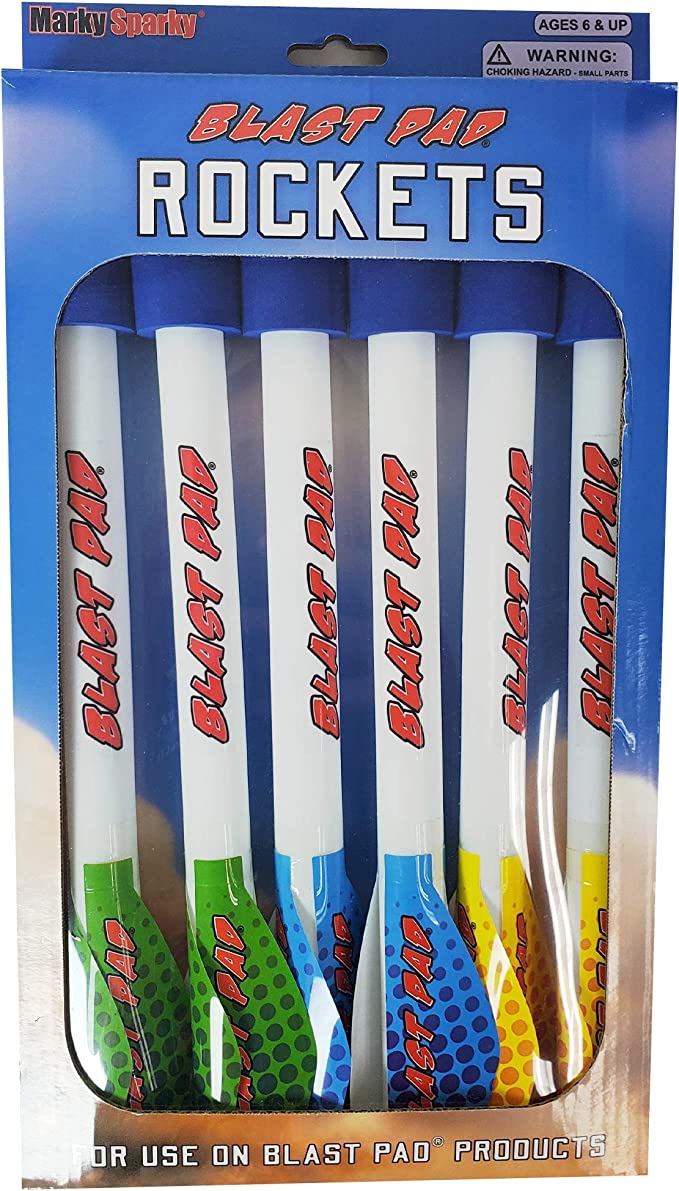 Marky Sparky Blast Pad Rockets 6 Pack