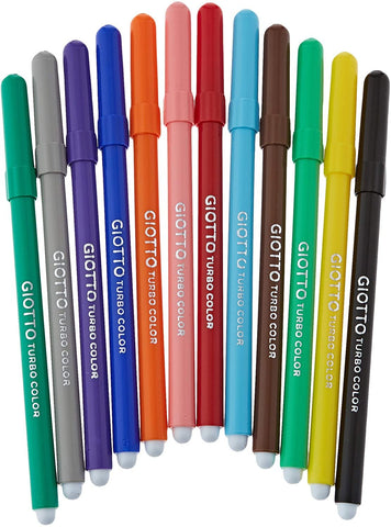Giotto Water-Based Markers 12 Pack