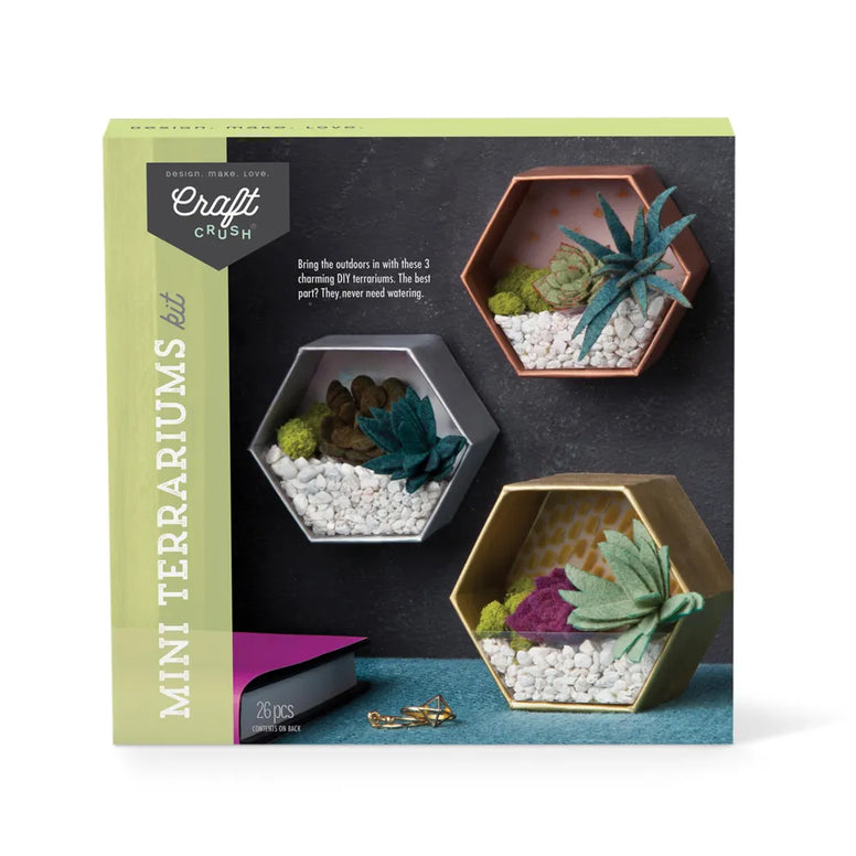 PlayMonster Craft Crush Mini Terrariums