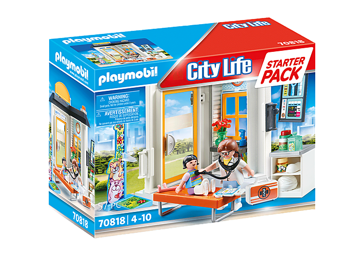 progressiv Overskyet interferens Playmobil City Life Starter Pack 70818 Pediatrician – Mother Earth Baby/Curious  Kidz Toys