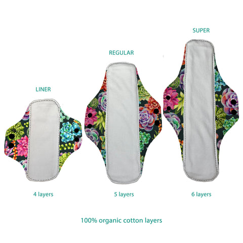 Thirsties Menstrual Pad 3 Pack Sampler - Discontinued