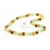 Baltic Amber and Semistone Teething Necklace