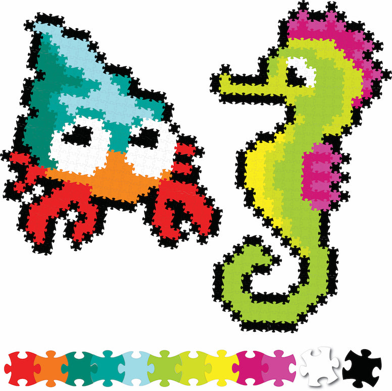 Fat Brain Toy Co Jixelz 700 pc Set- Sea Friends