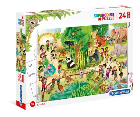 Clementoni Zoo - 24 pcs - Supercolor Puzzle