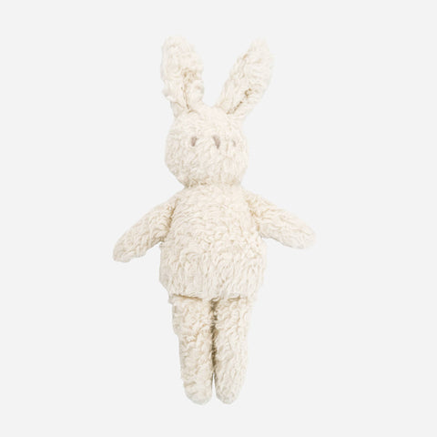 Plush Bunny Doll Baby Kid Toy Sherpa Organic Cotton: No Bow