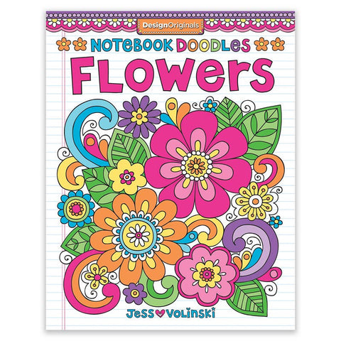 Wellspring - Coloring Book - Notebook Doodles Flowers
