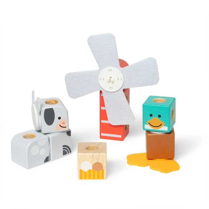 Melissa & Doug Blockables Farm Play Set - 16 Pieces