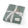 Bleu La La 100% Luxury Cotton Receiving Swaddle Baby Blanket - Deer: Mocha