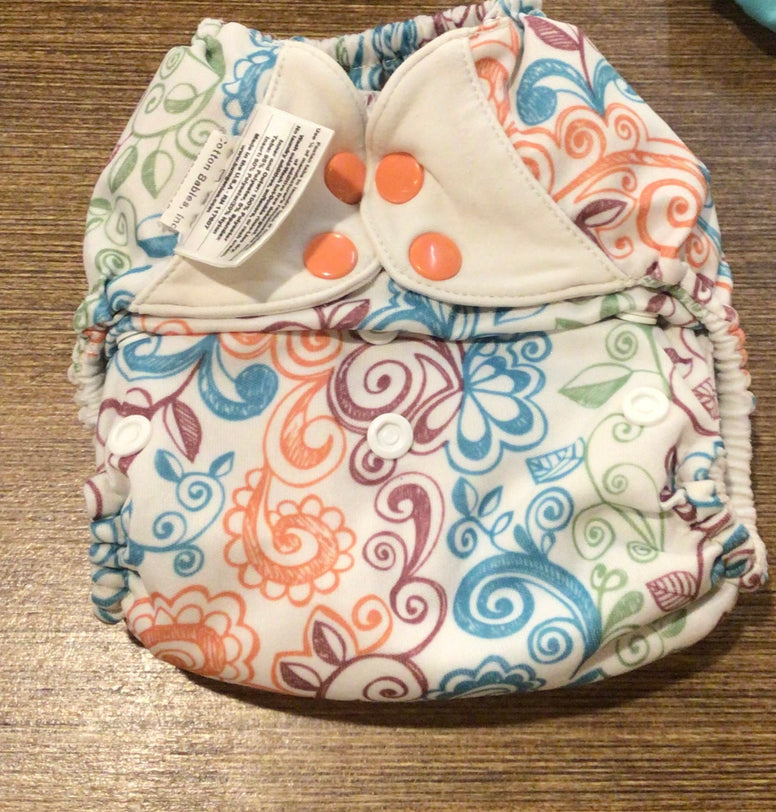 GENTLY USED Bumgenius Freetime All in One Cloth Diaper