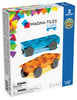 MAGNA-TILES  Cars 2 Piece Expansion Pack - Blue & Orange